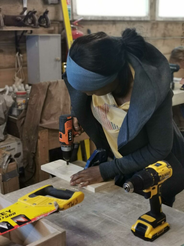 Learning to use power tools