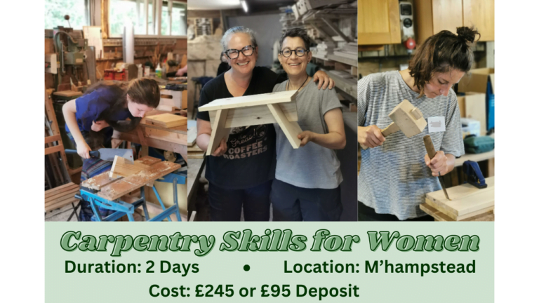 Carpentry and DIY Courses for Women TouchWood South West